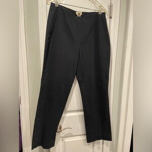 L.L. Bean Women’s Black Stretchy Dress Pants Straight Leg Perfect Fit Size 12